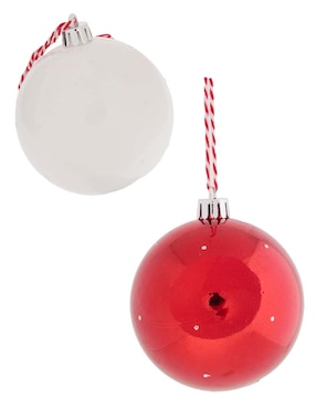 Set de esfera navideña Christmas Spirit con 4 piezas