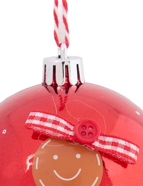 Set de esfera navideña Christmas Spirit con 4 piezas