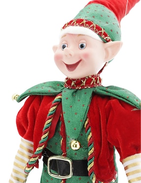 Ornamento navideño elfo Christmas Spirit