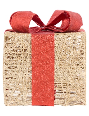 Figura decorativa de caja Christmas Spirit