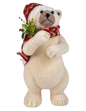 Figura decorativa de oso Christmas Spirit
