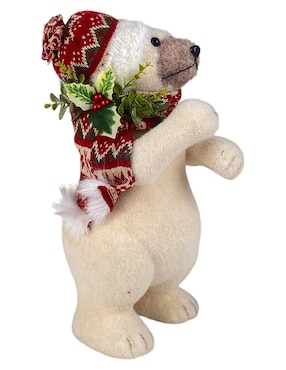 Figura decorativa de oso Christmas Spirit