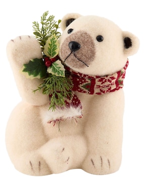 Figura decorativa de oso Navidad Christmas Spirit