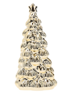 Figura decorativa de árbol Christmas Spirit Esplendor de porcelana