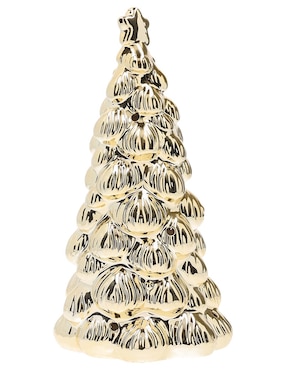 Figura decorativa de árbol Christmas Spirit Esplendor de porcelana