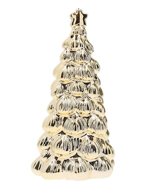 Figura decorativa de árbol Christmas Spirit Esplendor de porcelana