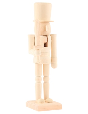Figura decorativa de cascanueces Cascanueces Kurts de madera