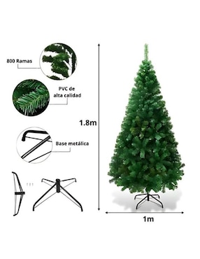 Árbol de navidad Pallpall de plástico
