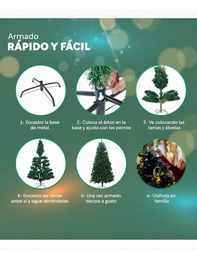 Árbol de navidad Xtellar de plástico