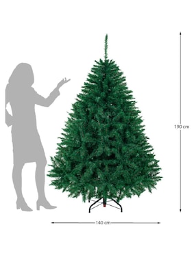 Árbol de navidad Naviplastic Alpino de plástico