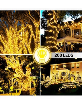 Serie cálida LED Xtellar Xtllar3884 con 200 focos