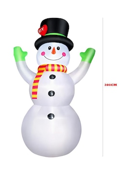 Figura decorativa de muñeco nieve Xtellar