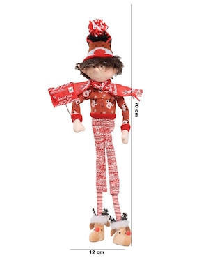 Ornamento navideño Duende Queca Designs Little Elfy