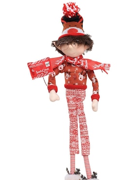 Ornamento navideño Duende Queca Designs Little Elfy