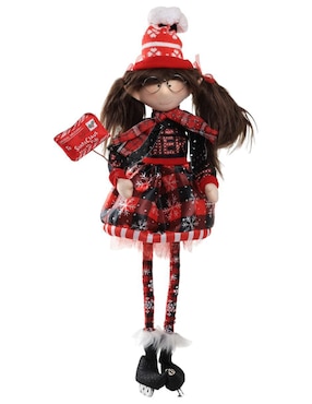 Ornamento navideño Duende Queca Designs Little Elfy