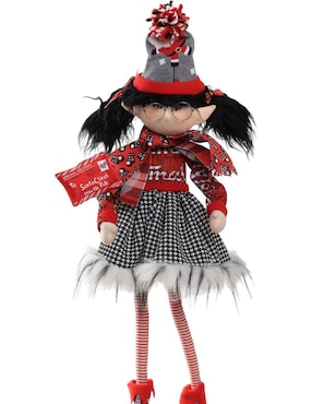 Ornamento navideño Duende Queca Designs Little Elfy