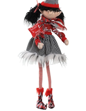 Ornamento navideño Duende Queca Designs Little Elfy