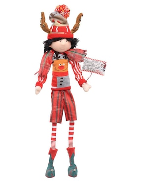 Ornamento navideño Duende Queca Designs Little Elfy