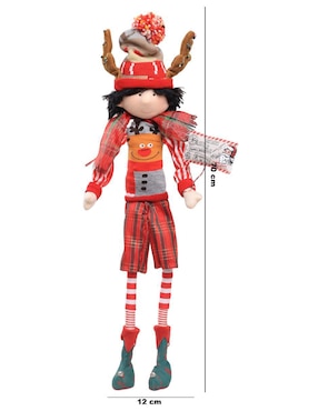 Ornamento navideño Duende Queca Designs Little Elfy