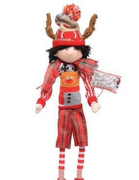 Ornamento navideño Duende Queca Designs Little Elfy