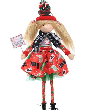 Ornamento navideño Duende Queca Designs Little Elfy