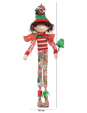 Ornamento navideño Duende Queca Designs Little Elfy