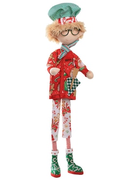 Ornamento navideño Duende Queca Designs Little Elfy