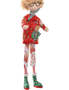 Ornamento navideño Duende Queca Designs Little Elfy