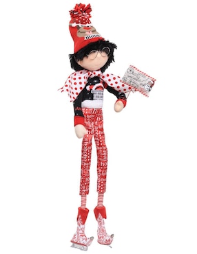 Ornamento navideño Duende Queca Designs Little Elfy