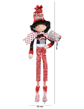 Ornamento navideño Duende Queca Designs Little Elfy