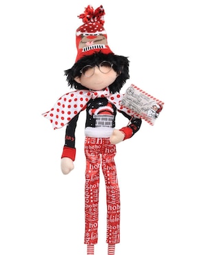 Ornamento navideño Duende Queca Designs Little Elfy