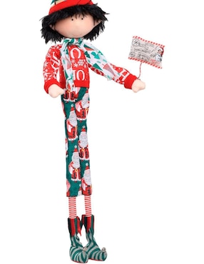 Ornamento navideño Duende Queca Designs Little Elfy
