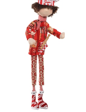 Ornamento navideño Duende Queca Designs Little Elfy