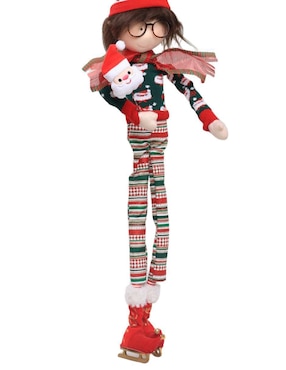 Ornamento navideño Duende Queca Designs Little Elfy