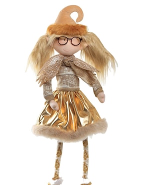 Ornamento navideño Duende Queca Designs Little Elfy