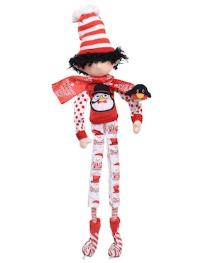 Ornamento navideño Duende Queca Designs Little Elfy