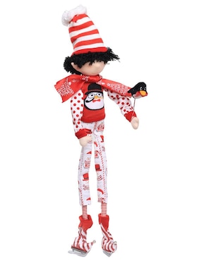 Ornamento navideño Duende Queca Designs Little Elfy