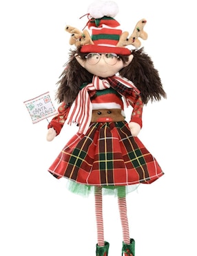 Ornamento navideño Duende Queca Designs Little Elfy