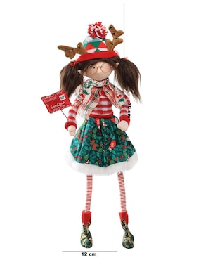 Ornamento navideño Duende Queca Designs Little Elfy