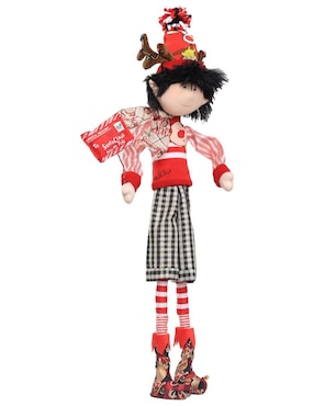 Ornamento navideño Duende Queca Designs Little Elfy