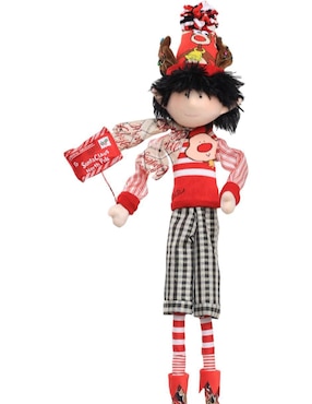 Ornamento navideño Duende Queca Designs Little Elfy