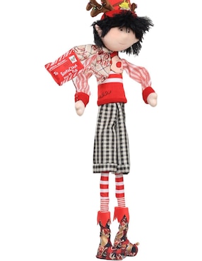 Ornamento navideño Duende Queca Designs Little Elfy