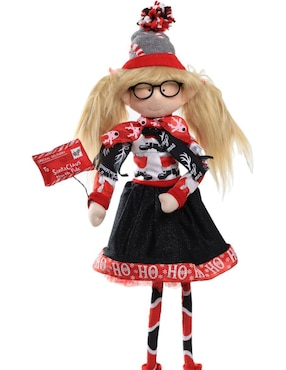 Ornamento navideño Duende Queca Designs Little Elfy
