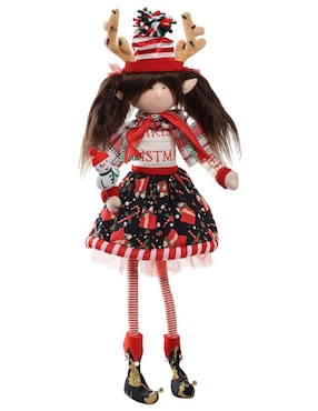 Ornamento navideño Duende Queca Designs Little Elfy