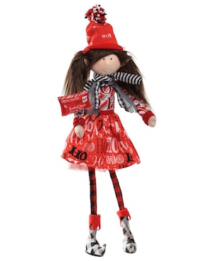 Ornamento navideño Duende Queca Designs Little Elfy