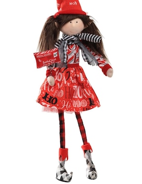 Ornamento navideño Duende Queca Designs Little Elfy