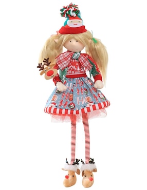 Ornamento navideño Duende Queca Designs Little Elfy