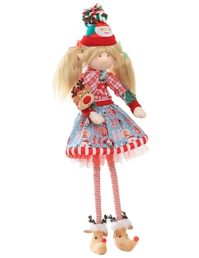Ornamento navideño Duende Queca Designs Little Elfy