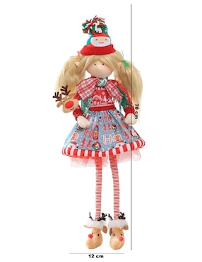 Ornamento navideño Duende Queca Designs Little Elfy