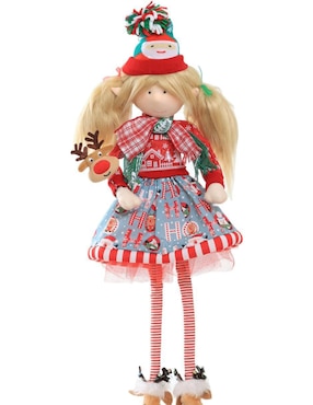 Ornamento navideño Duende Queca Designs Little Elfy